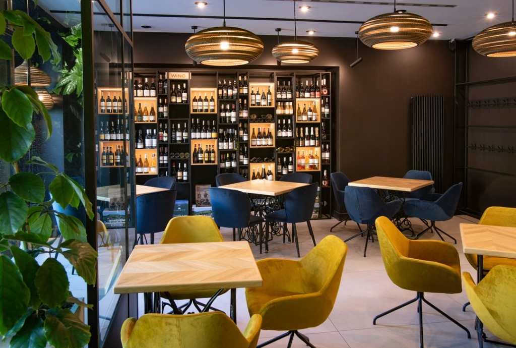 Wnętrze Bistro Bravo